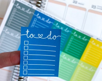 To Do List Checklist Planner Stickers to be used with Erin Condren ECLP, Happy Planner, Recollections (#4037)