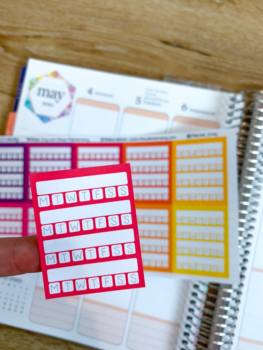 Habit Tracker Weekly Sidebar Multiple Habit Trackers Planner Stickers ...