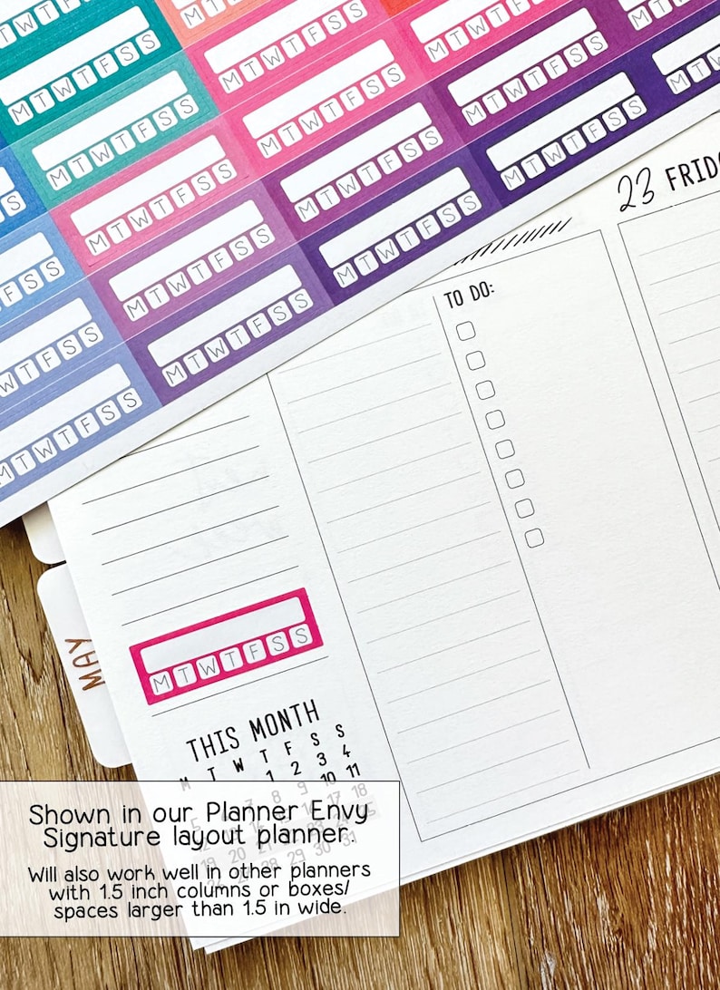 Habit Tracker Planner Stickers to Be Used With Erin Condren Lifeplanner ...