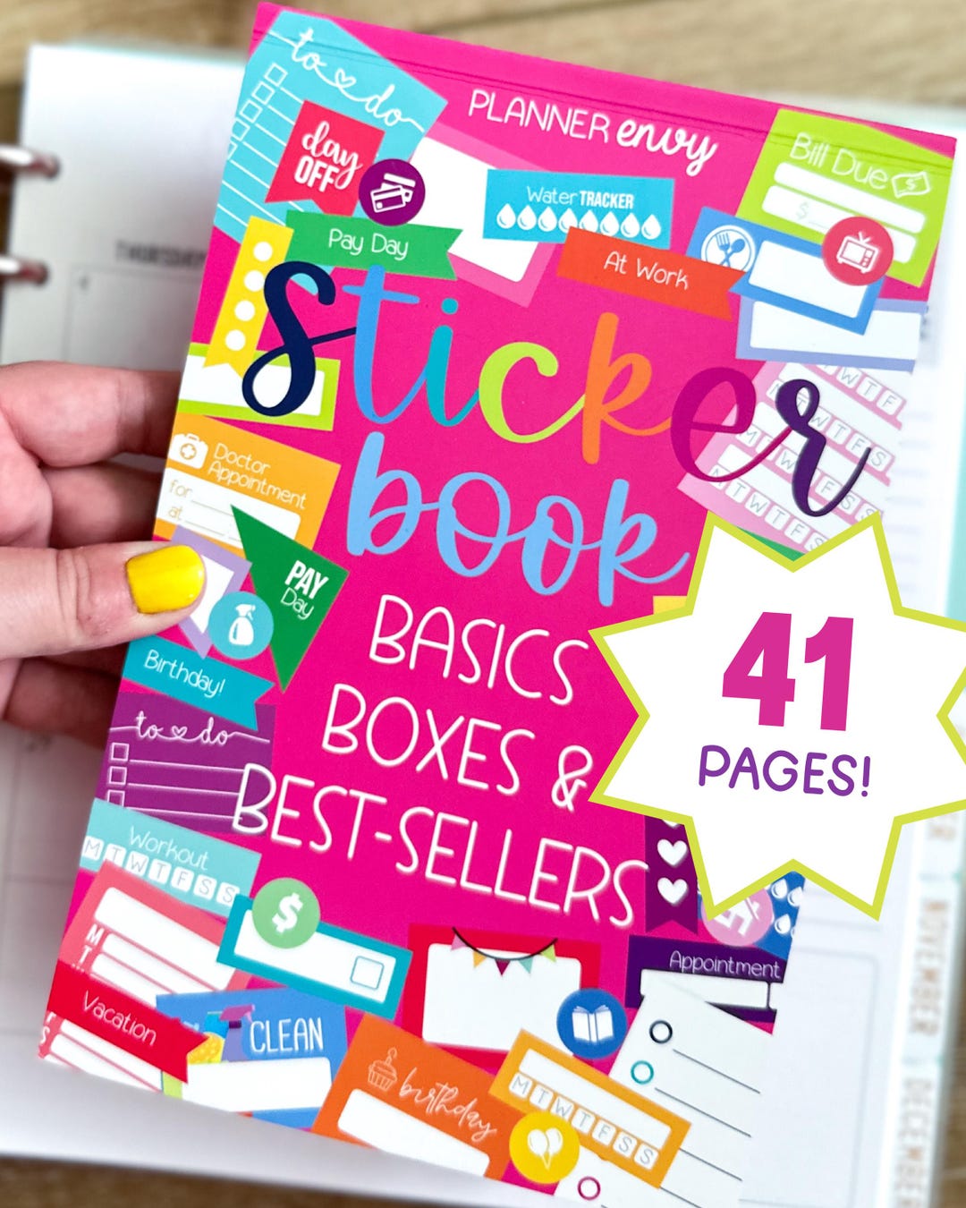 Planner Sticker Book - Functional Basics, Boxes & Bestsellers - 41