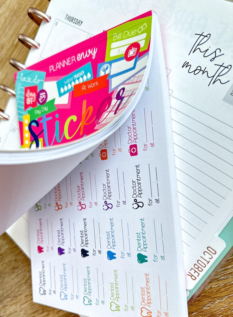 Planner Sticker Book - Functional Basics, Boxes & Bestsellers - 41 ...