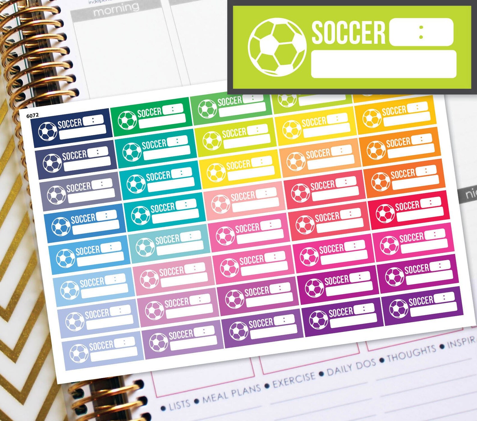 Soccer Practice Game Sports Planner Stickers Erin Condren Life Etsy