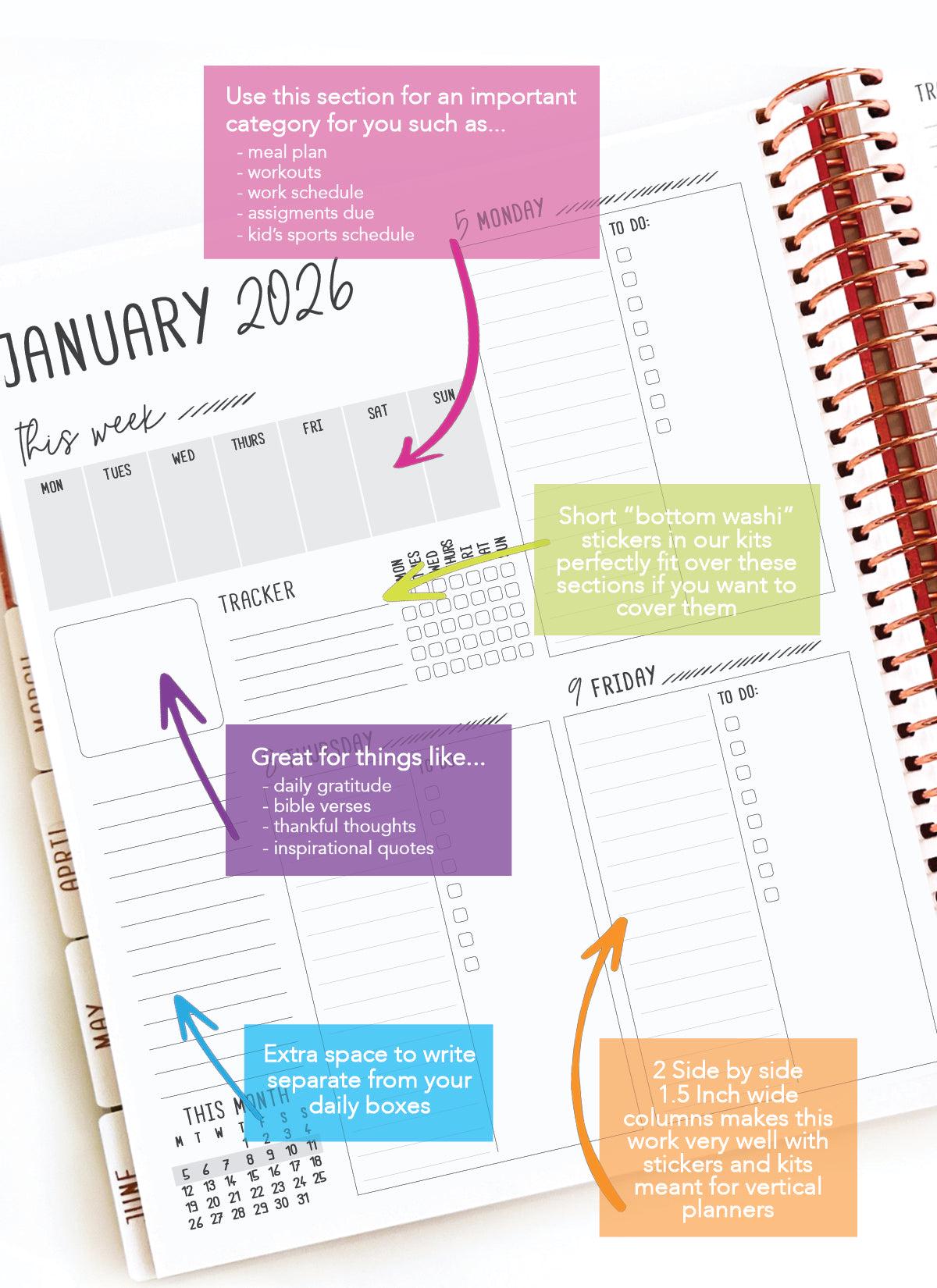 2026 Planner - Signature Layout, Spiral Bound - 
