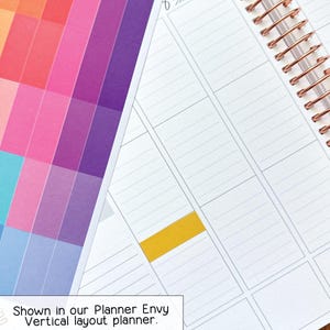 Blank Planner Stickers Erin Condren Life Planner (ECLP) - 40 Blank Half ...