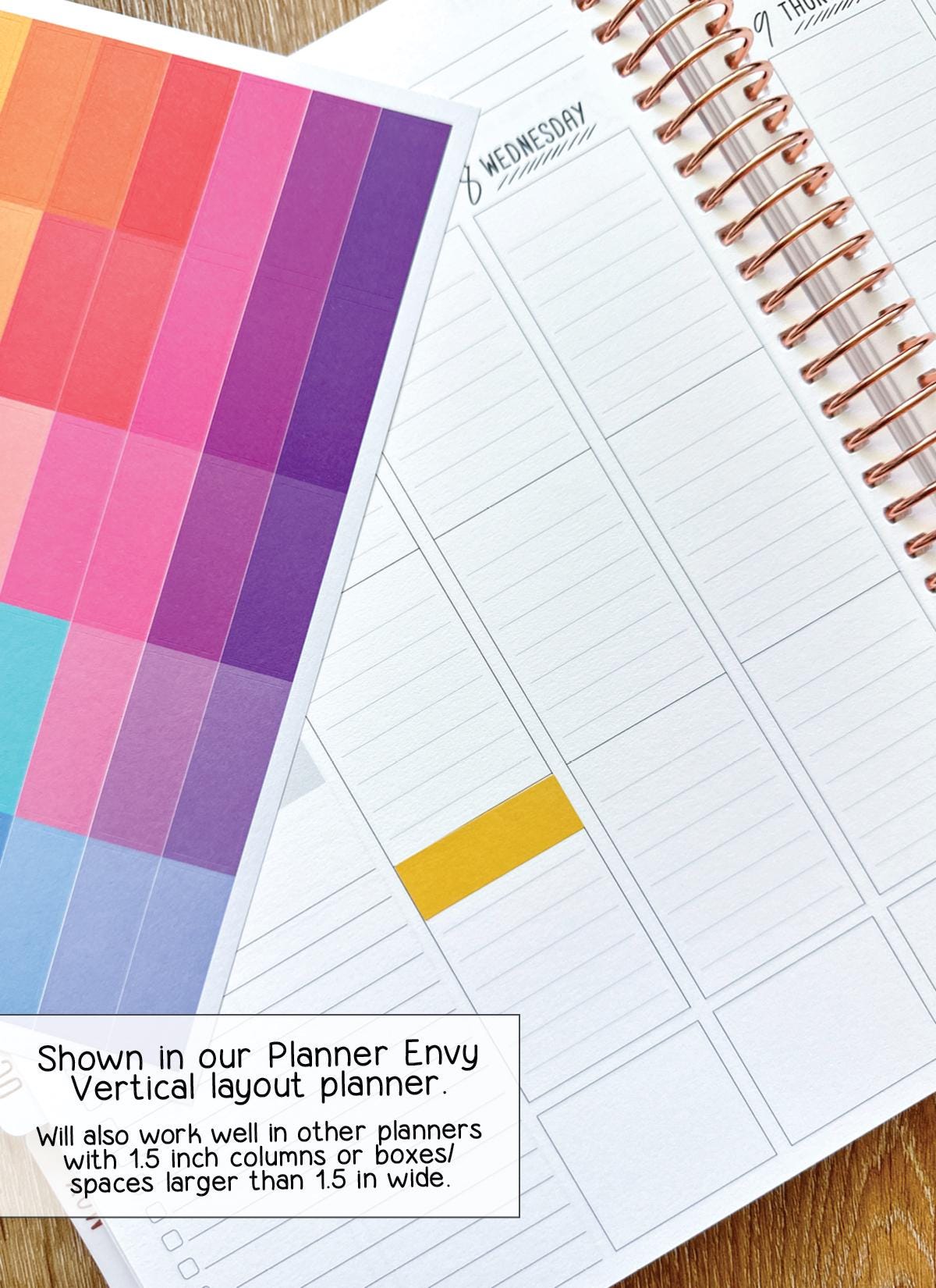 Blank Planner Stickers Erin Condren Life Planner (ECLP) - 40 Blank Half ...