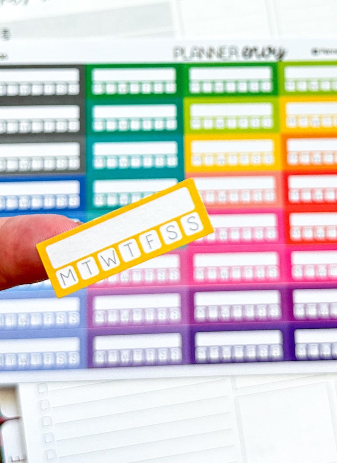 Habit Tracker Planner Stickers to Be Used With Erin Condren Lifeplanner ...