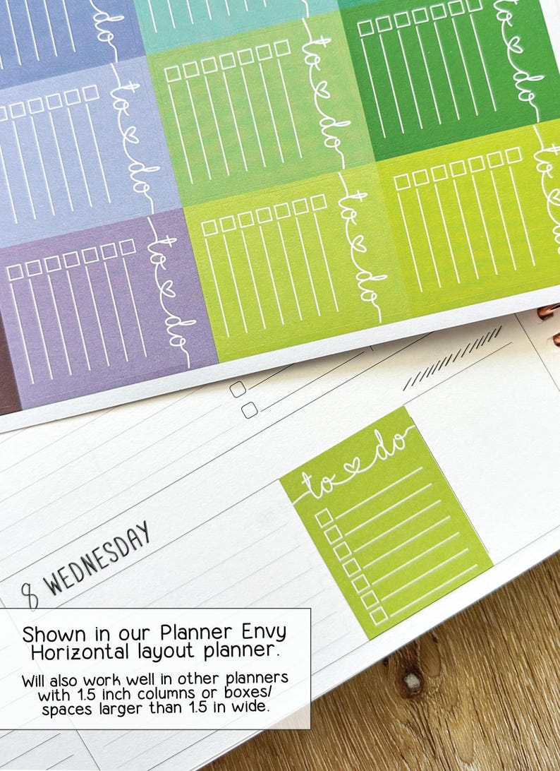 To Do List Checklist Planner Stickers to Be Used With Erin Condren ECLP ...
