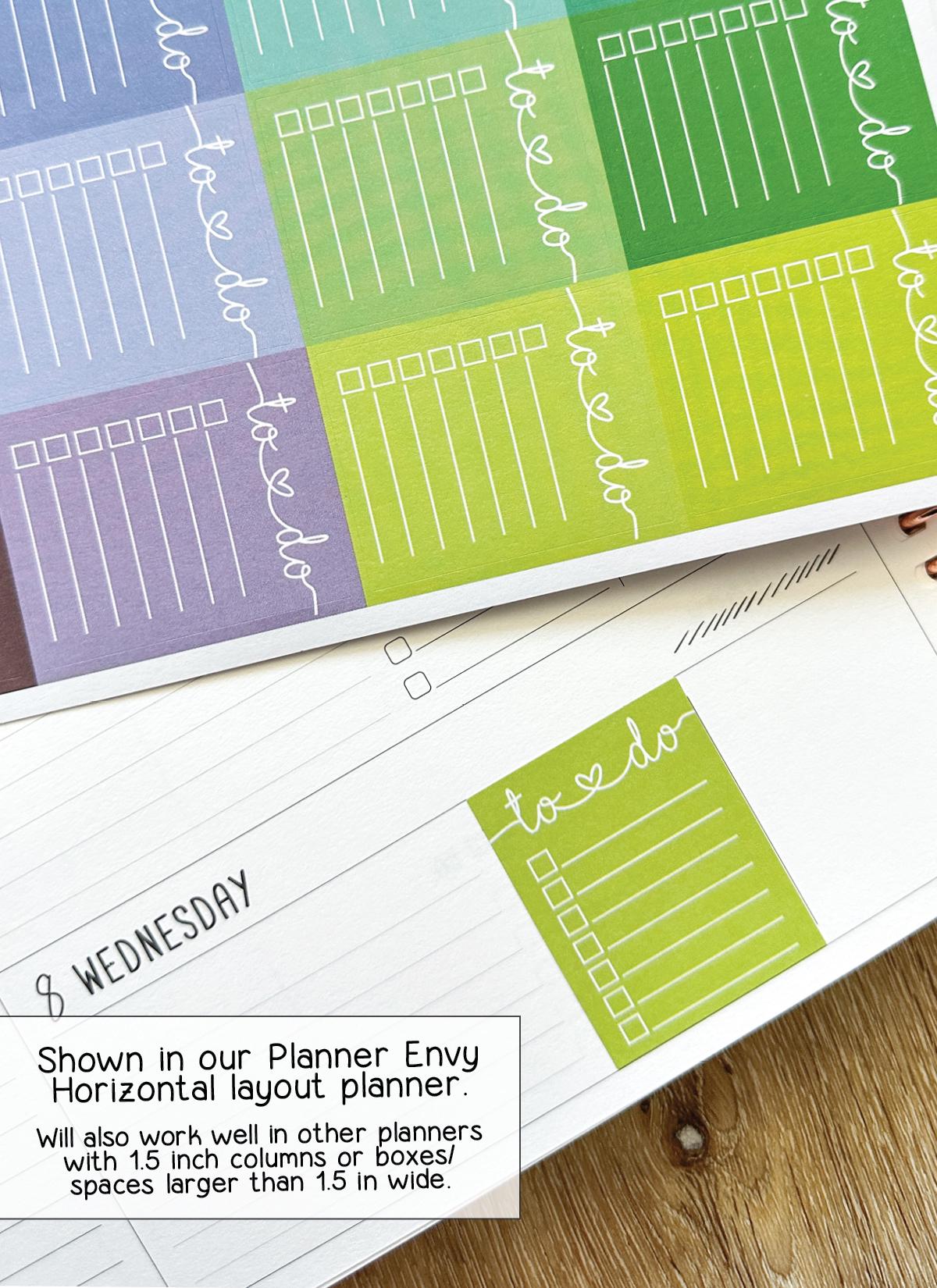 To Do List Checklist Planner Stickers to Be Used With Erin Condren ECLP ...