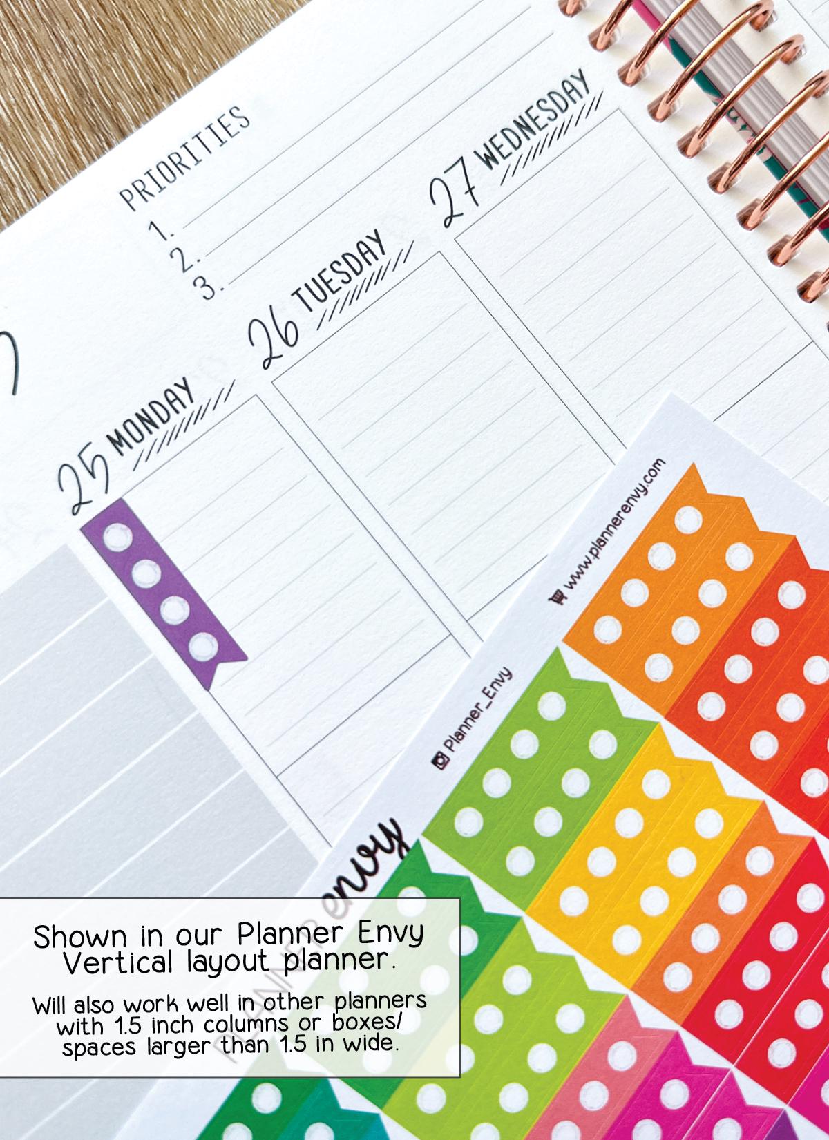 Planner Stickers Erin Condren Life Planner (eclp) - 55 Flag Circle ...