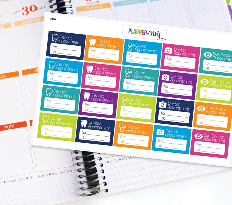 Download Appointments Planner Stickers Erin Condren Life Planner ...