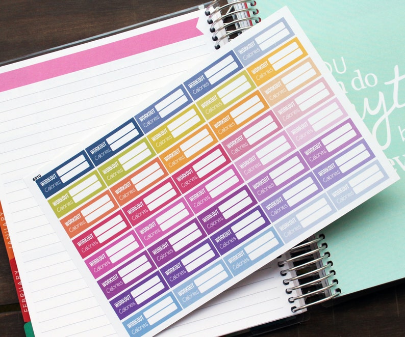 Weight Loss Planner Stickers Erin Condren Life Planner eclp Etsy