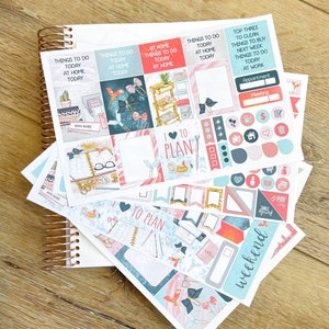 Planner Girl Office Supplies Girly Planner Stickers Weekly Kit to be used with Erin Condren & Happy Planner - 134 Stickers (#12,107)