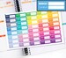 Planner Stickers Erin Condren Life Planner (Eclp) - 40 Work Out Fitness Exercise Workout Stickers (#6026)