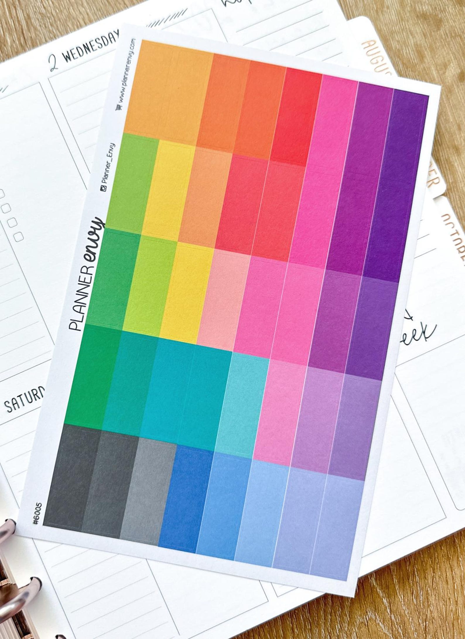 Blank Planner Stickers Erin Condren Life Planner (ECLP) - 40 Blank Half ...