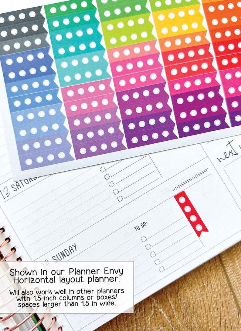 Planner Stickers Erin Condren Life Planner (eclp) - 55 Flag Circle ...