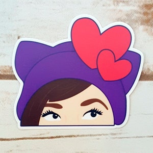 Hare Face Sticker