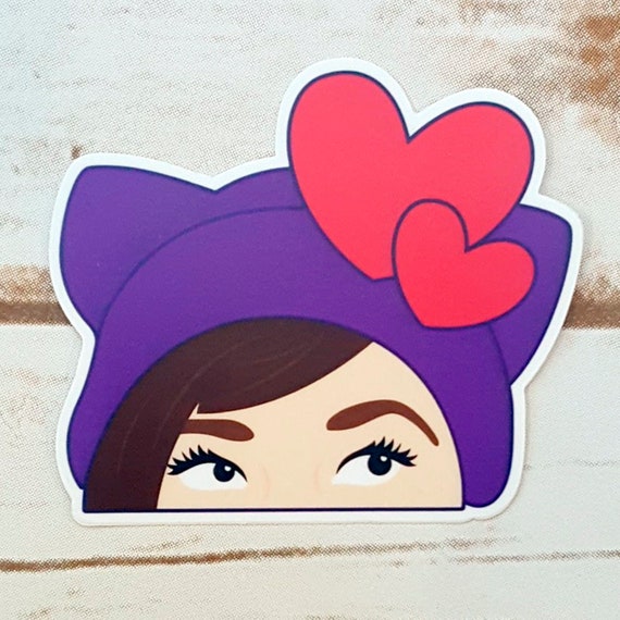 Hare Face Sticker