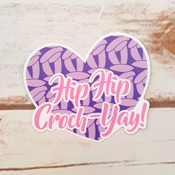 Hip Hip Crochet Sticker!