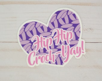 Hip Hip Crochet Sticker