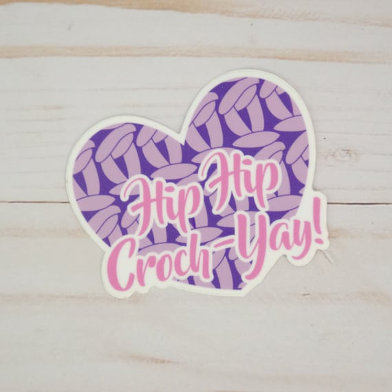 Hip Hip Crochet Sticker