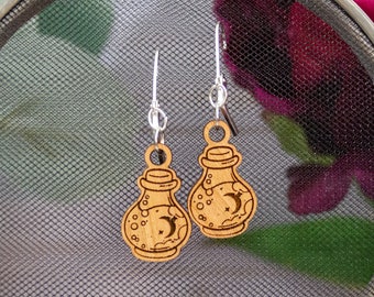 Potion Bottle Earrings