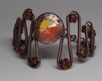 Tutorial Zig Zag Wire Wrapped Bracelet