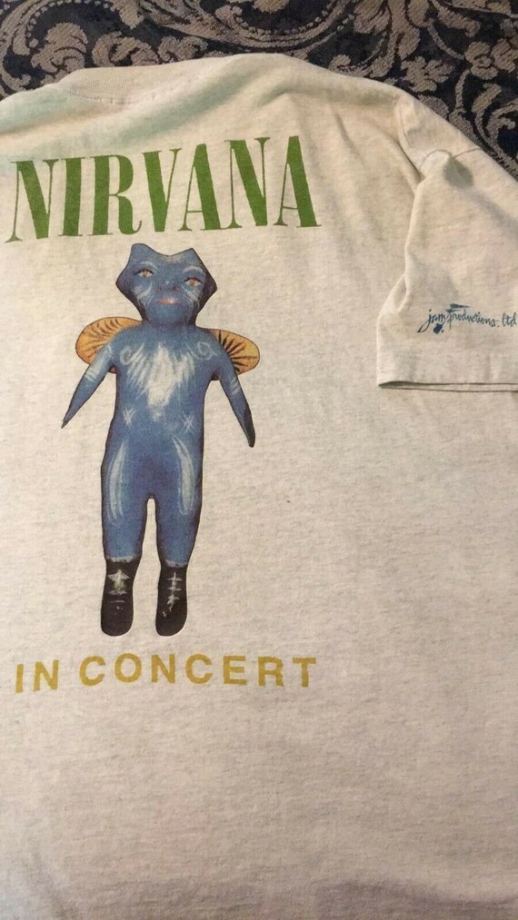 Rare Vintage 1993 Nirvana XL pocket t-shirt