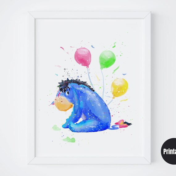 Bourriquet Cadeau Affiche Winnie Lourson Anniversaire Fete Etsy Bourriquet Cadeau Affiche Winnie Lourson Anniversaire Fete Etsy