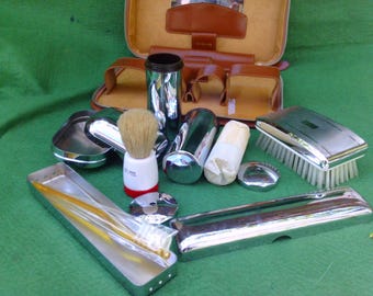 Gents vintage grooming travel kit