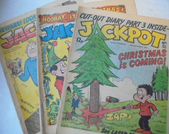 Jackpot-Comic x 3 1980