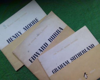 Libros de Henry Moore, Graham Sutherland y Edward Burra