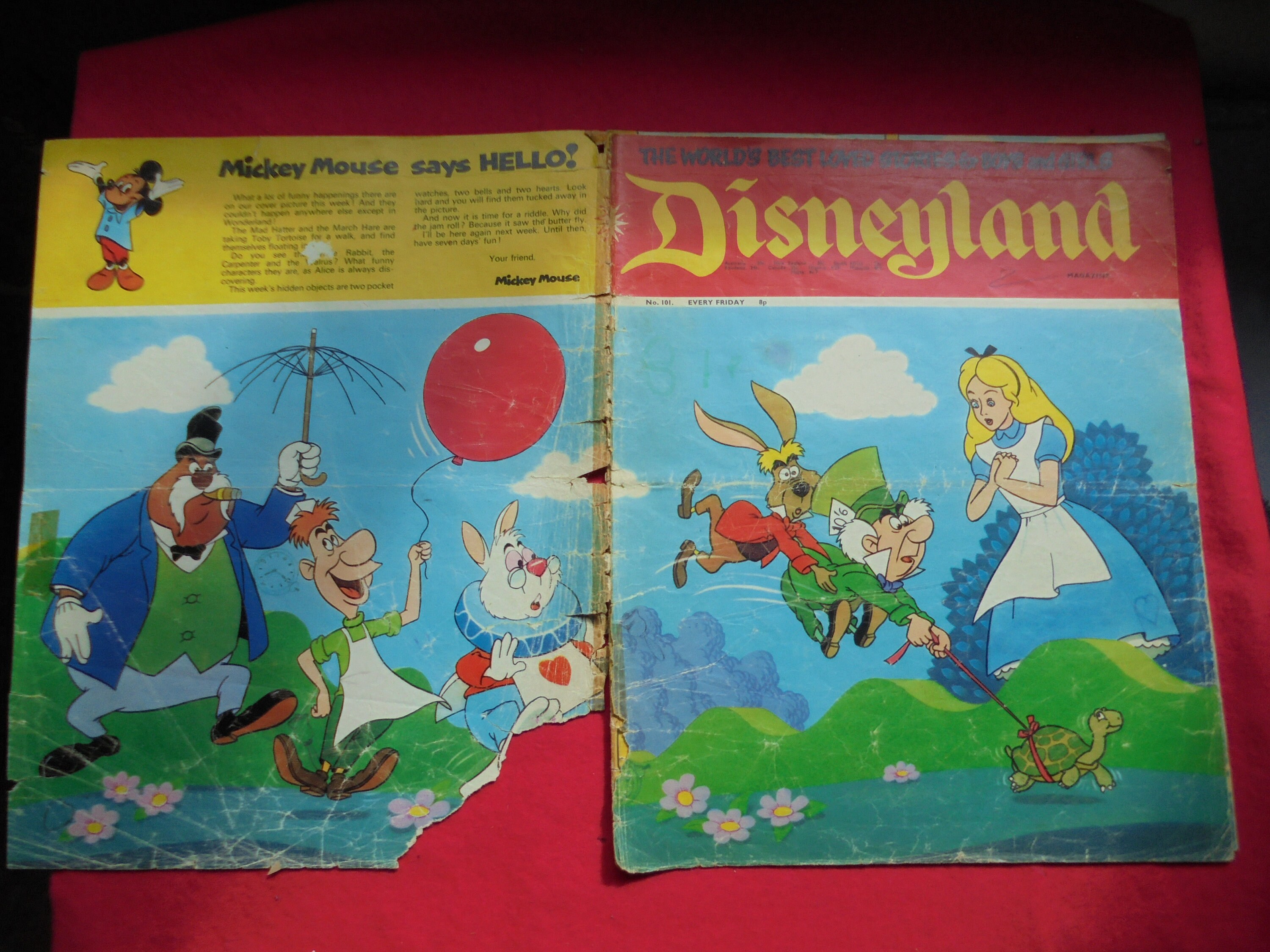Disneyland Magazine 1970s No. 101 - Etsy