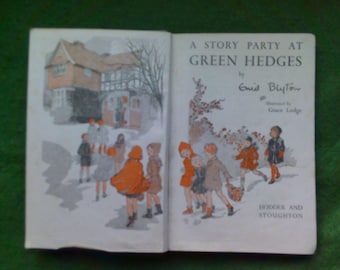 Una fiesta de cuentos en Green Hedges, Enid Blyton, primera edición, 1949