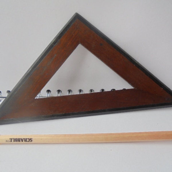 wooden Triangle  architectural technical drawing