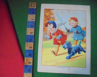 Nursery picture "A Race with Toby"