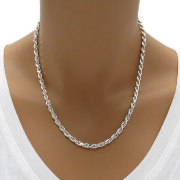 18 45cm Sterlng Slver 925 0.6mm Fne Chan Necklace - Real Sold