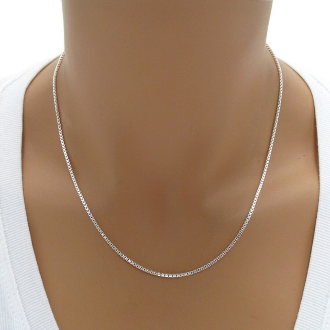 26 inch sterling on sale silver box chain