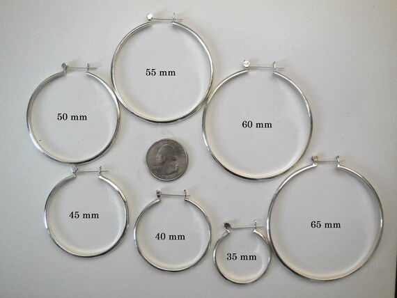 Wedding band hoop earrings Clearance