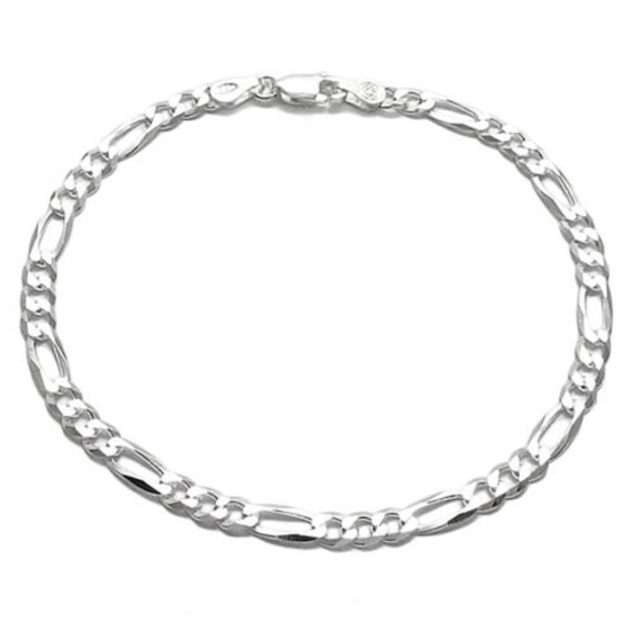 .925 Sterling Silver Childrens Curb Link Engraveable ID Bracelet 6.00 inches