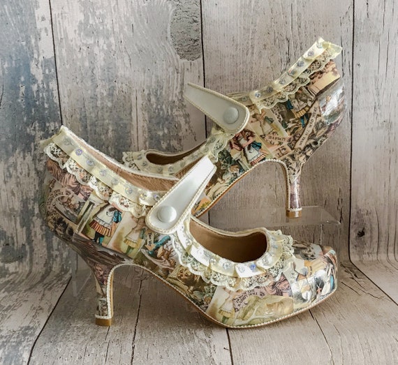 alice in wonderland wedding shoes