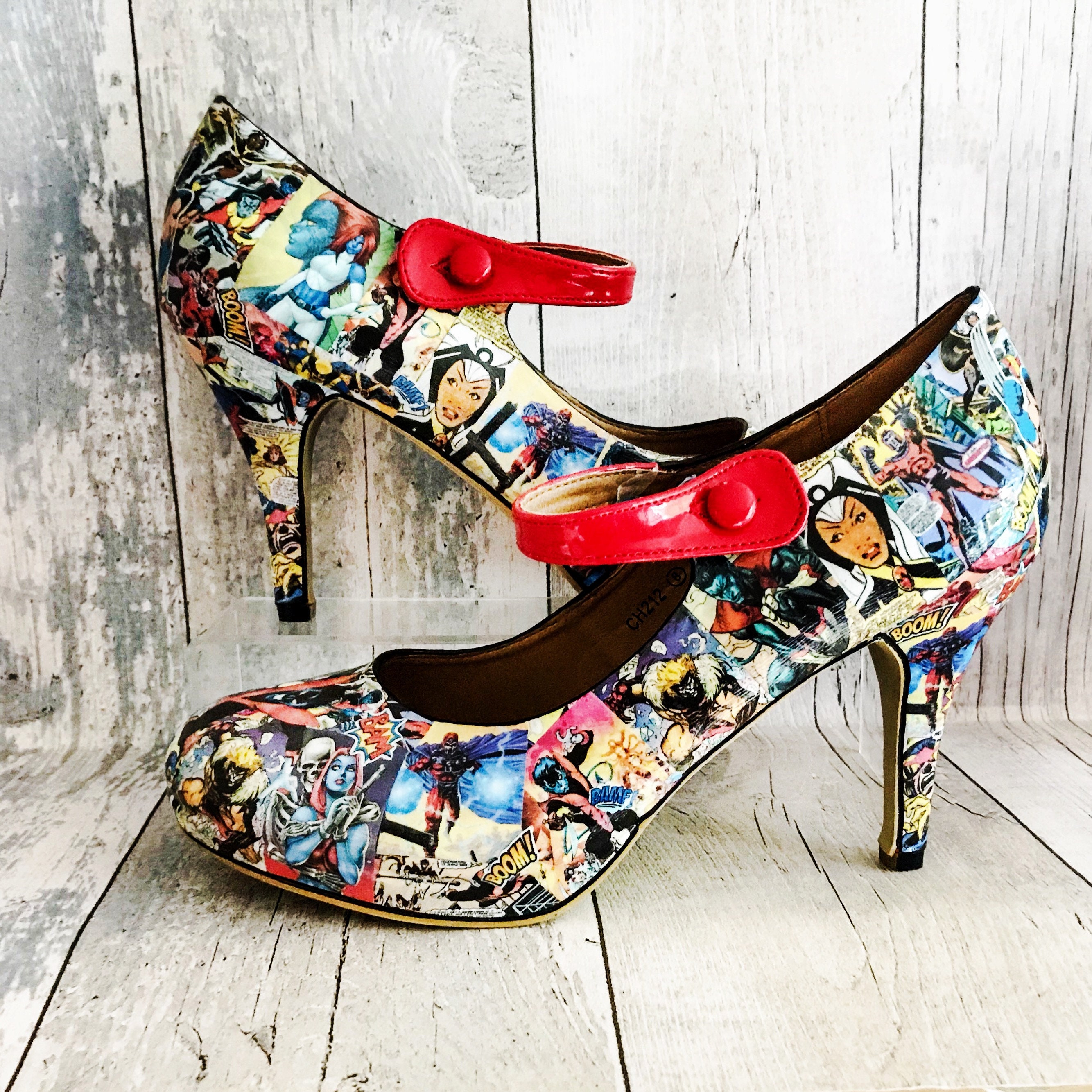 Marvel X Men Shoes Marvel Comics Geek Shoes X Men Shoes Etsy