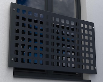 French Balustrade, Balcony Railing, Model 0004, RAL colors.
