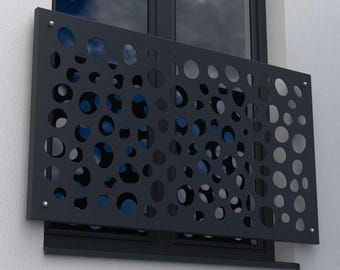 French Balustrade, Balcony Railing, Model 0003, RAL colors.