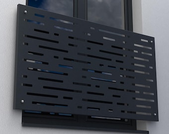 French Balustrade, Balcony Railing, Model 0001, RAL colors.