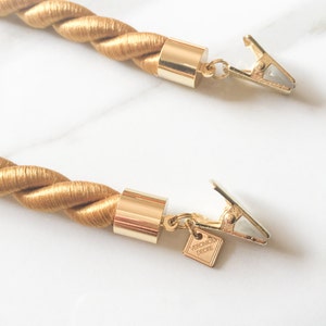 Thick Gold Twisted Cord Sunglasses Chain & Eyeglasses Strap Leash
