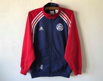 ヴィンテージ アディダス トラックジャケット サイズS レッド ブルー