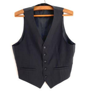 Chaleco de hombre, clásico, de tela a rayas, estilo steampunk, estilo victoriano eduardiano, para caballeros, ideal para la vuelta al cole, talla mediana.