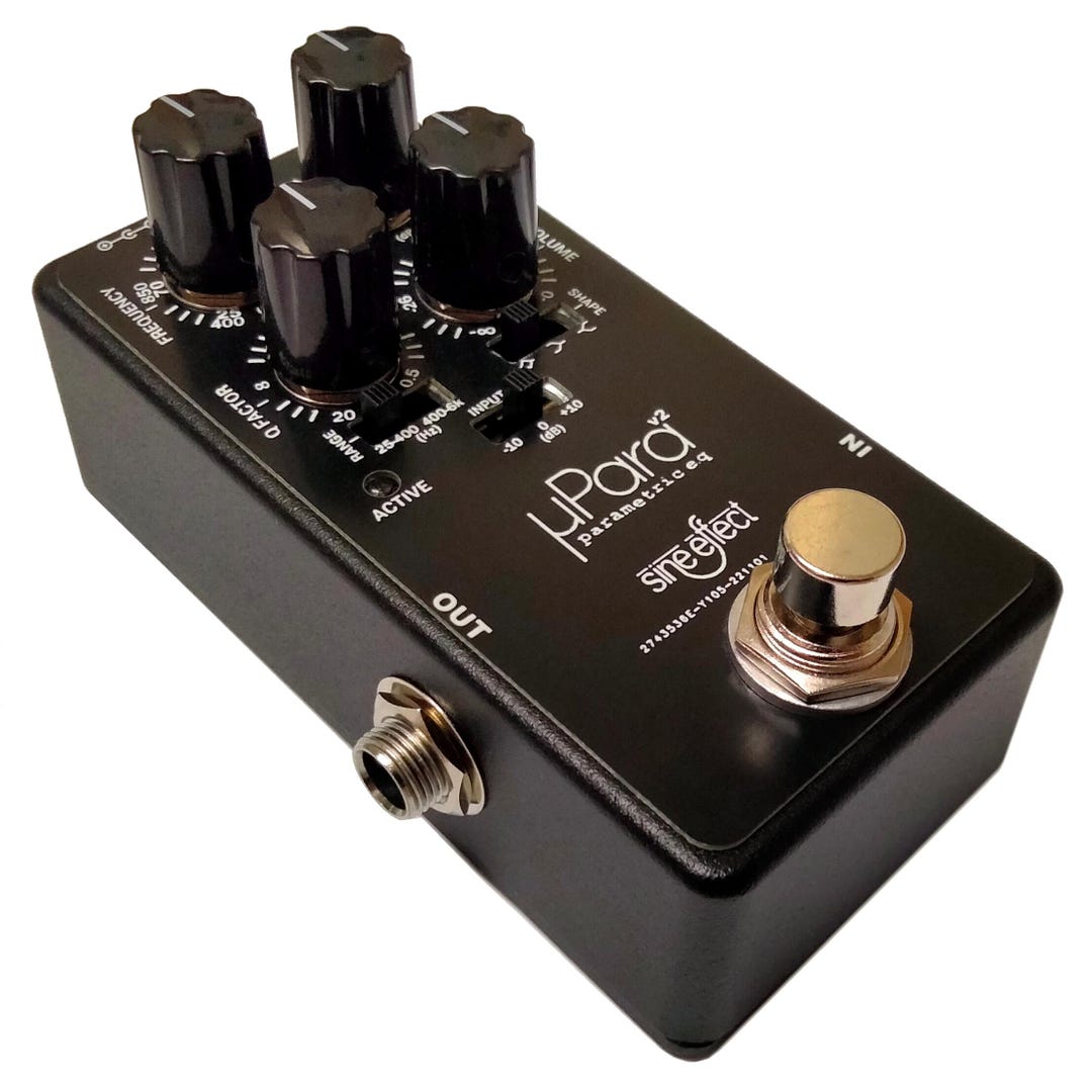 Μpara (micropara) Parametric EQ Pedal - Guitar and Bass Μpara (micropara) Parametric EQ Pedal - Guitar and Bass