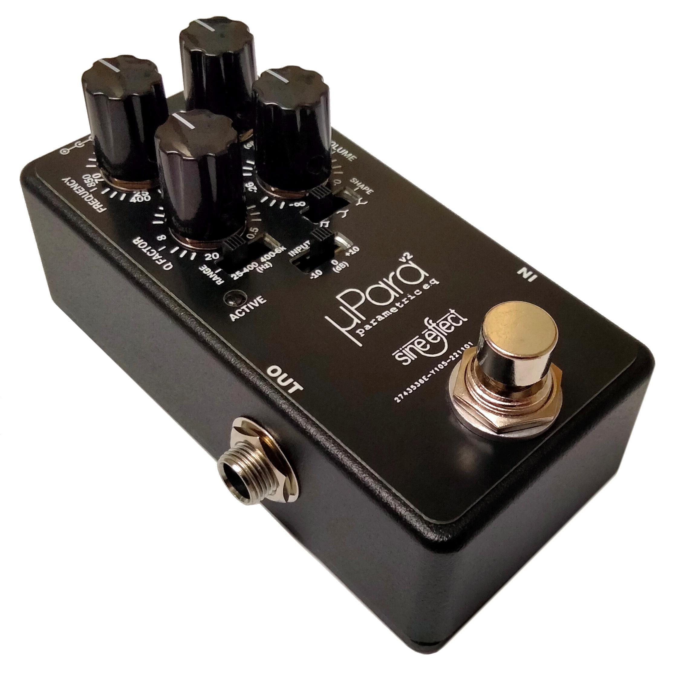 Μpara (micropara) Parametric EQ Pedal - Guitar and Bass