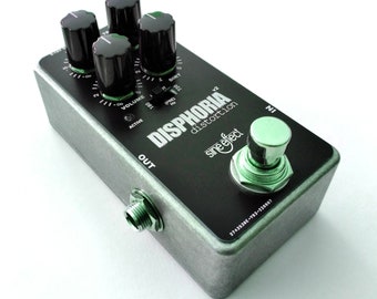 DISPHORIA distortion pedal - Handmade - 1 week wait